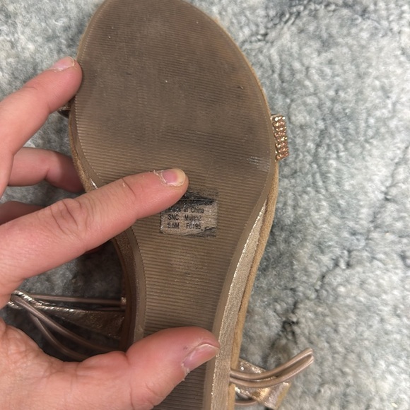 Style & Co Glittery Gem Women's Wedge Sandals - Picture 6 of 6